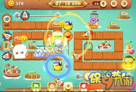 保卫萝卜3码头关卡 码头第26关通关攻略