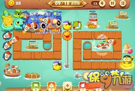 保卫萝卜3码头关卡 码头第26关通关攻略