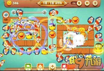 保卫萝卜3码头关卡 码头第26关通关攻略