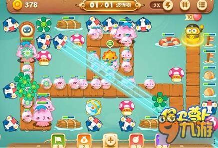 保卫萝卜3码头关卡 码头第25关如何通关呢