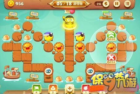 保卫萝卜3码头关卡 码头第27关通关攻略