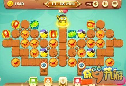 保卫萝卜3码头关卡 码头第27关通关攻略