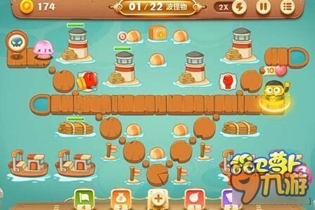 保卫萝卜3码头关卡 码头第33关通关攻略