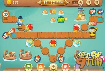 保卫萝卜3码头关卡 码头第33关通关攻略