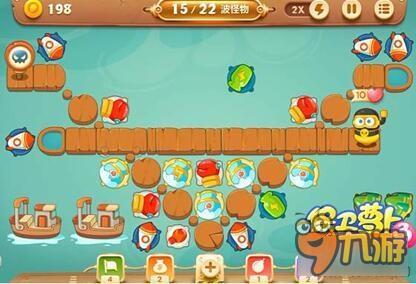 保卫萝卜3码头关卡 码头第33关通关攻略