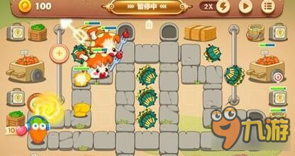 保卫萝卜3多重箭武器 集市第11关通关攻略