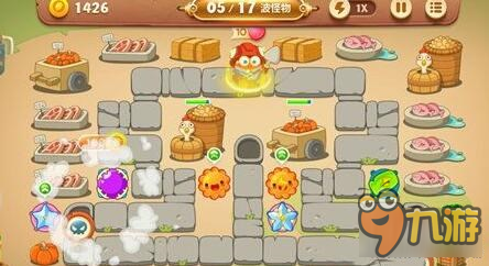 保卫萝卜3集市关卡 集市16关顺利通关攻略