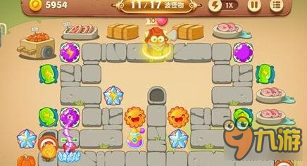 保卫萝卜3集市关卡 集市16关顺利通关攻略