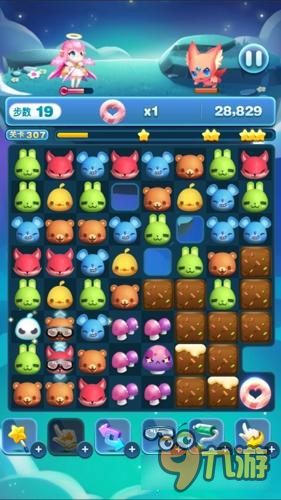 天天爱消除冒险模式307关怎么过 三星过关详解