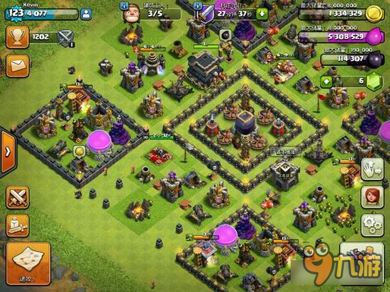 部落冲突9本最强护资源阵型 附防守记录