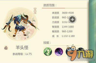 大唐游仙记鹿角怪及羊头怪属性对比分析