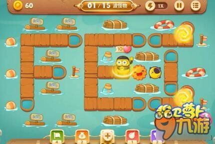 保卫萝卜3码头关卡 码头第38关通关攻略