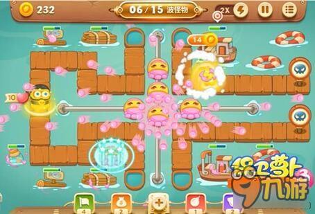 保卫萝卜3码头关卡 码头第37关通关攻略