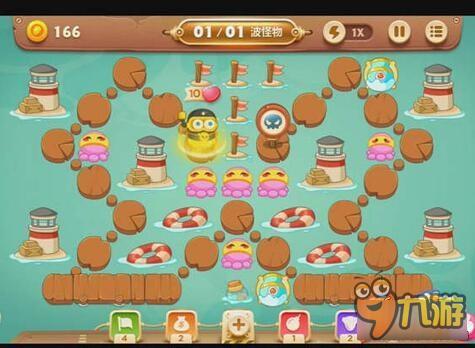 保卫萝卜3码头关卡 码头第45关如何通关呢