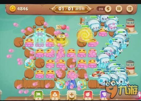 保卫萝卜3码头关卡 码头第45关如何通关呢