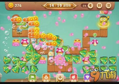 保卫萝卜3码头关卡 码头第44关如何通关呢