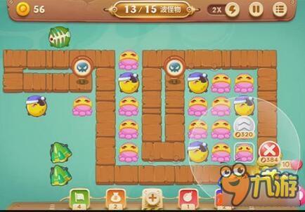 保卫萝卜3码头关卡 码头第43关通关攻略分享