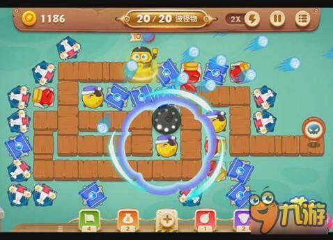 保卫萝卜3码头关卡 码头第43关通关攻略分享