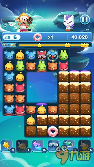 天天爱消除冒险模式322关怎么过 三星过关详解