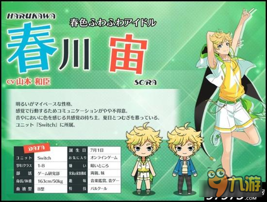 偶像梦幻祭日服新组合Switch情报解禁!