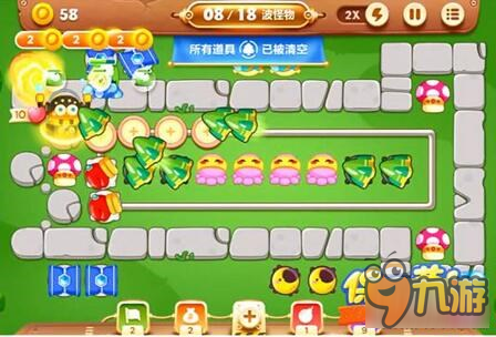 保卫萝卜3公园关卡攻略 公园第14关如何通关