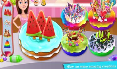 彩虹甜甜圈蛋糕制造商厨师_彩虹甜甜圈蛋糕制