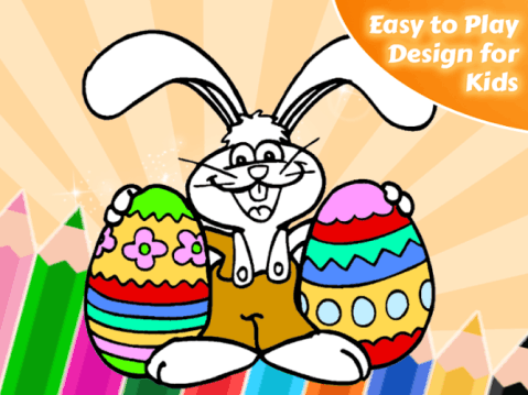 Easter Bunny Hop Coloring Game_Easter Bun