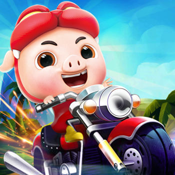 《猪猪侠百变摩托》是以国产人气动画片《猪猪侠》为题材的竞速赛车