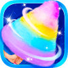 Carnival Fair Food - Sweet Rainbow Cotton Candy