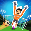 Football Strike Against Robot Goalkeeper