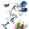 American Football Coloring