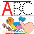 ABC 英文字母表写作 和 动物着色