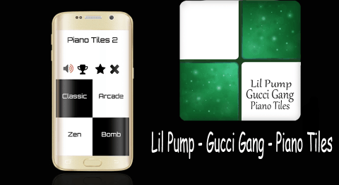 Lil Pump Gucci Gang - Piano Tiles