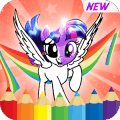 Coloring My Pony - MLP Coloring book