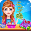 Cashier Girl Grocery Shopping