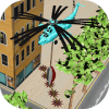 US Helicopter Tree Trimming:Tree Cutting Game
