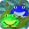 Frogs row - Color lines puzzle