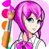 Anime Manga Coloring Book