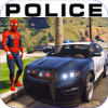Superhero Police Chase :Furious Cop Car