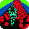 Robot 3D Color bump new ball 2019