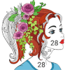 Paint by number Coloring Book