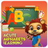 Acute Abc tracing workbookkids alphabet worksheet