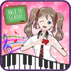 Manga Piano School Tiles Anime Love Heart Girls