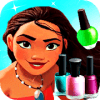 * Princess Moana Nail Salon Manicure