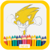 The hedgehog coloring and drawing book