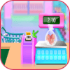 Cleaning and arranging a supermarket game