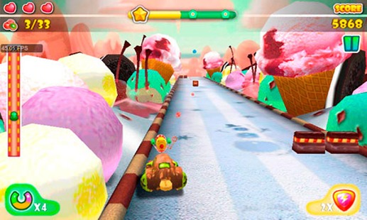 游戏介绍           《糖果赛车冲刺 sweet speed : redline rush》是