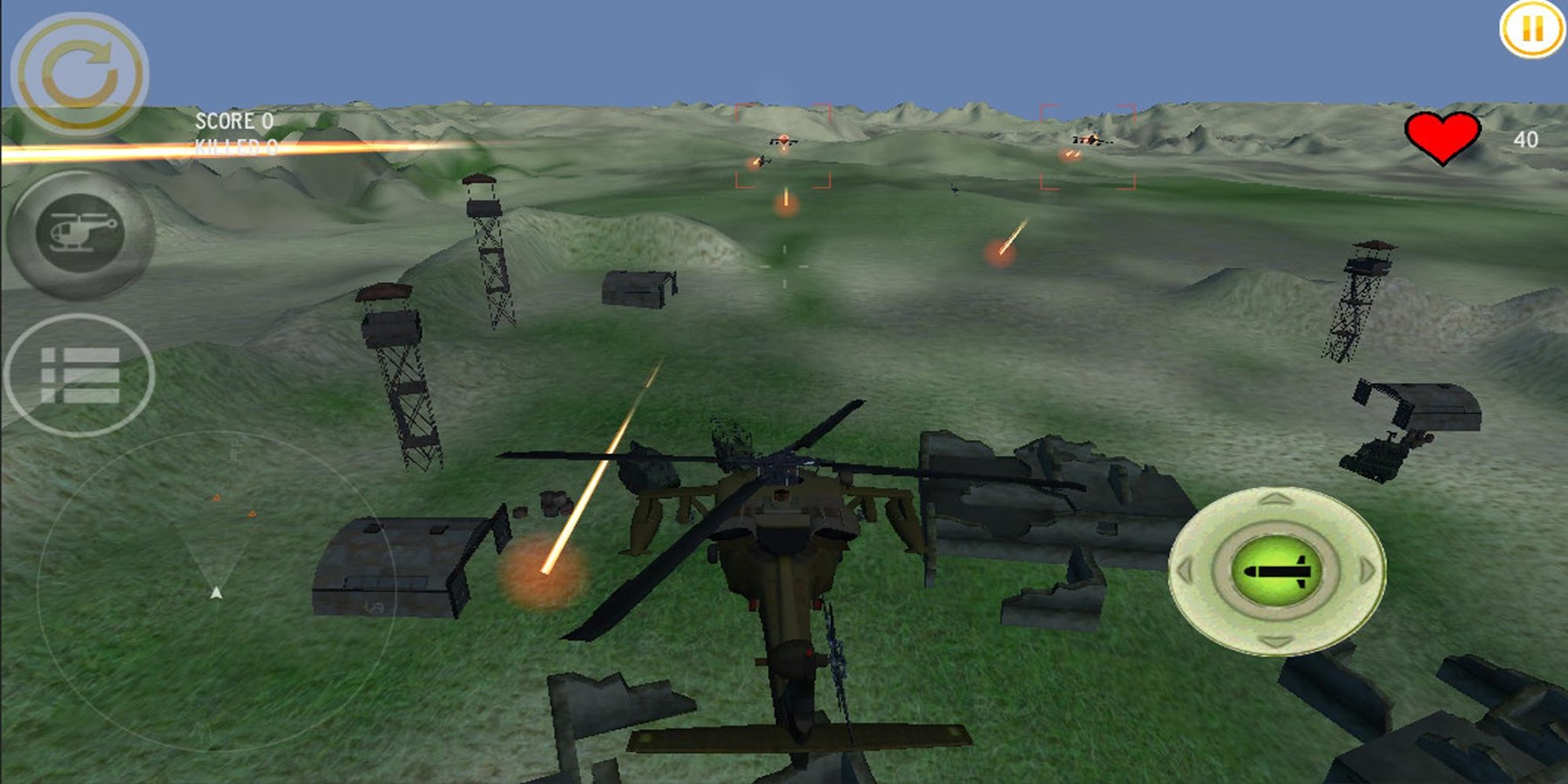 战斗直升机3D好玩吗？战斗直升机3D游戏介绍