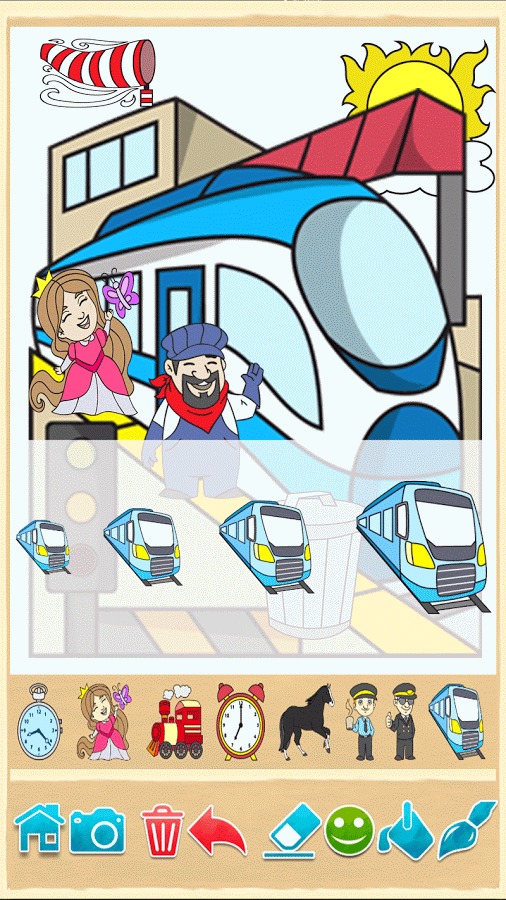 火车着色游戏好玩吗？火车着色游戏游戏介绍