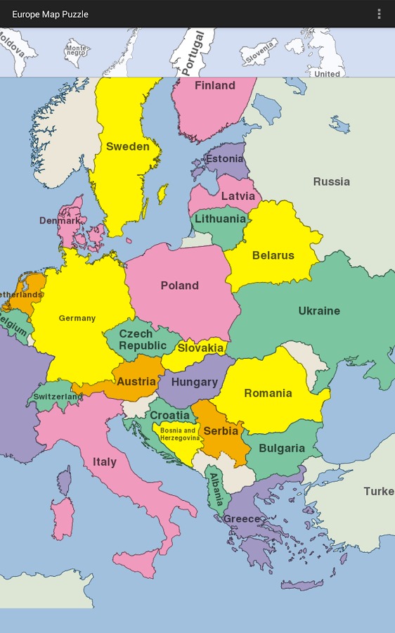 欧洲地图拼图好玩吗？欧洲地图拼图游戏介绍